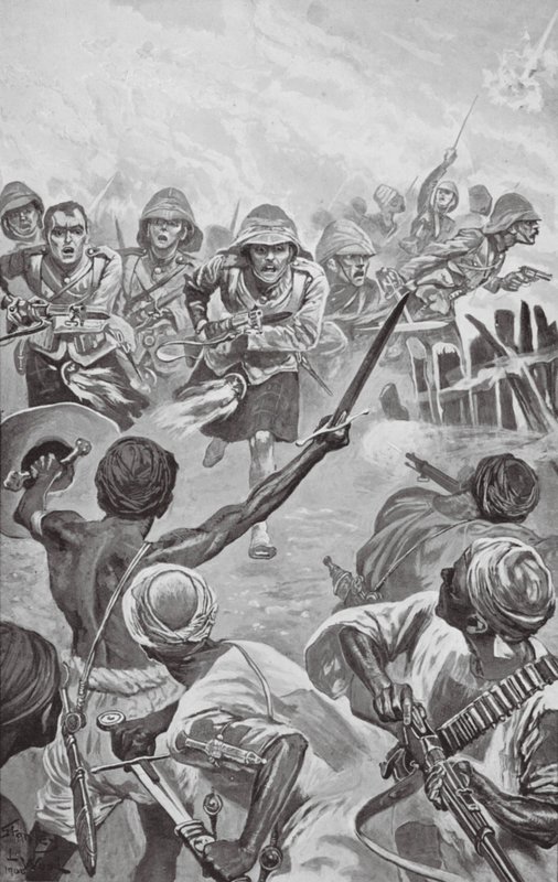 Camerons stürmen die Zareba am Atbara von Stanley L. (after) Wood