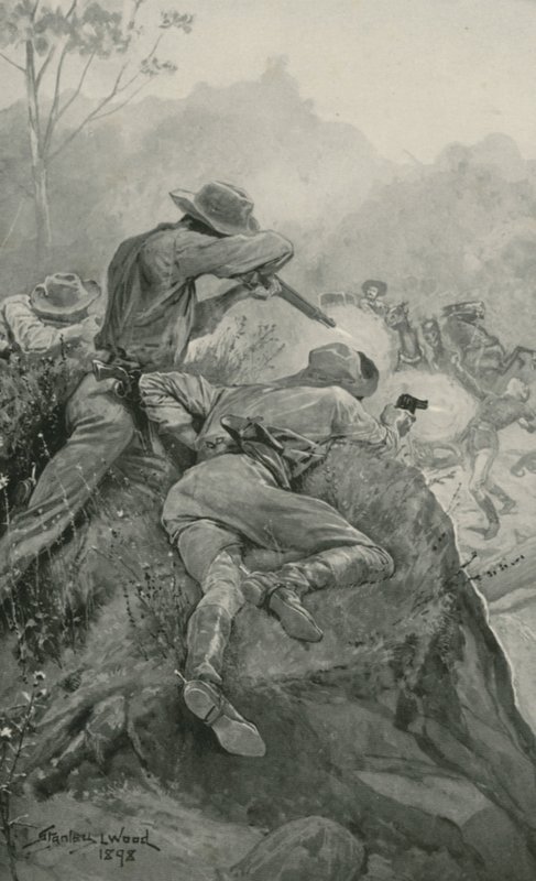 Angriff auf einen Goldtransport von Stanley L. Wood