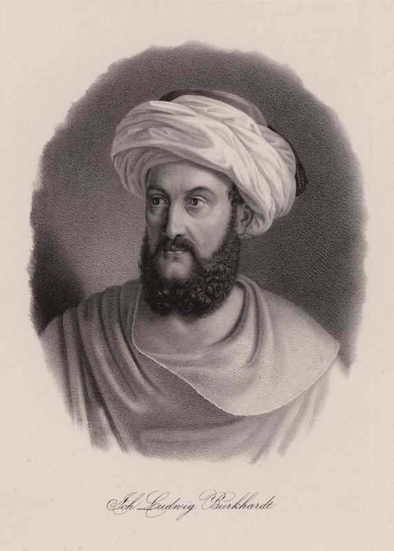 Johann Ludwig Burckhardt, Schweizer Reisender und Geograph von Swiss School