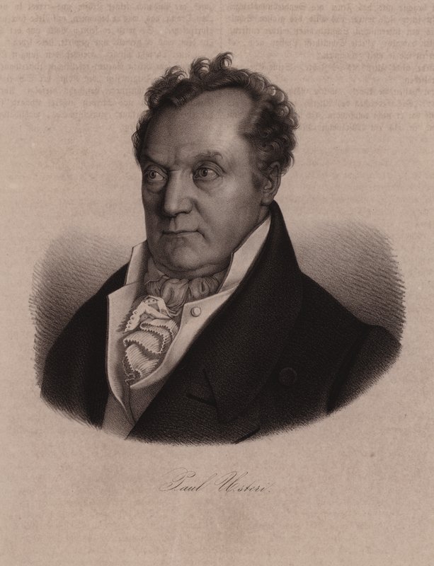 Paul Usteri, Schweizer Arzt, Botaniker und Politiker von Swiss School