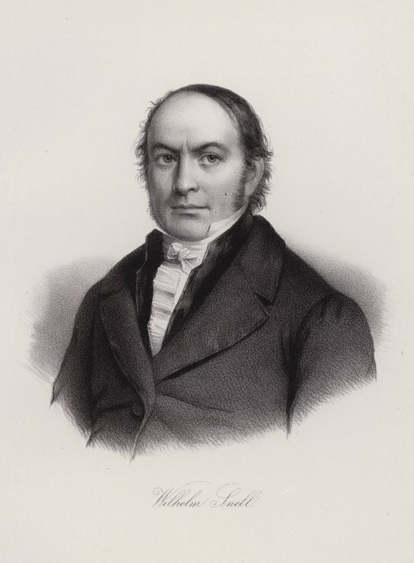 Wilhelm Snell, Schweizer Professor und Politiker von Swiss School