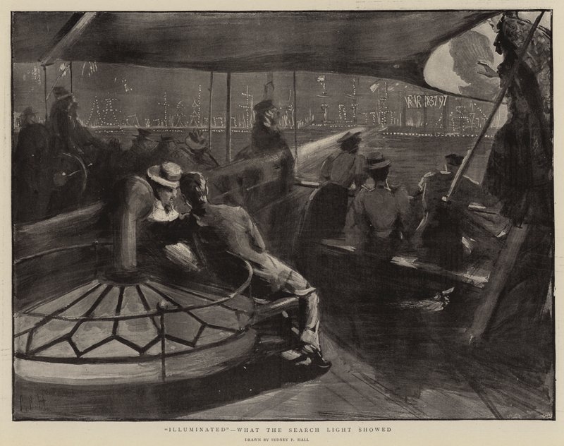 Beleuchtet, was der Suchscheinwerfer zeigte von Sydney Prior Hall