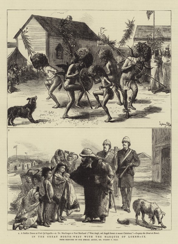 Im Großen Nordwesten mit dem Marquis von Lorne, IX von Sydney Prior Hall