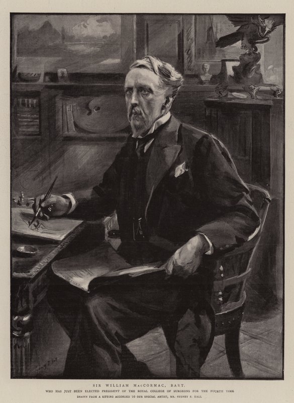 Sir William MacCormac, Baronet von Sydney Prior Hall
