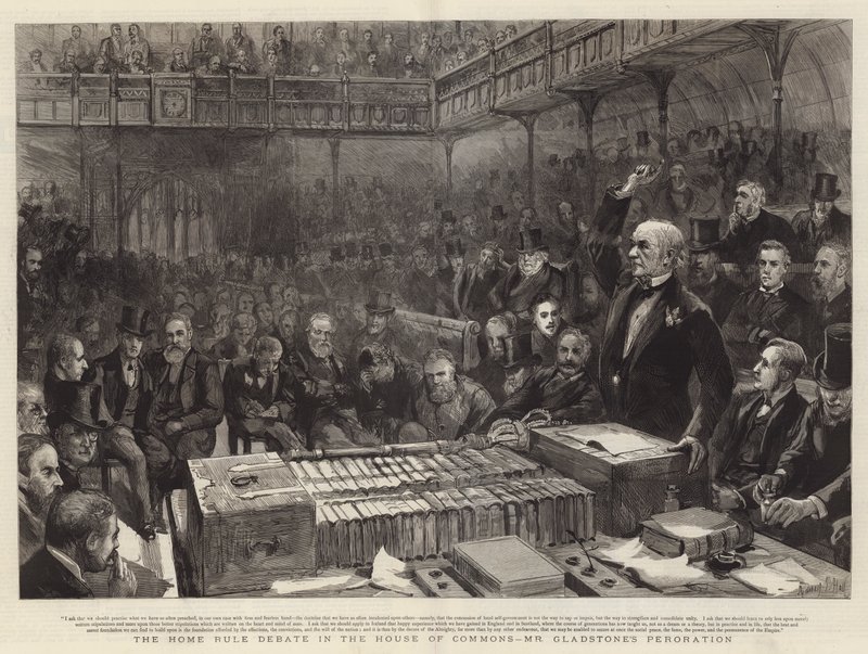Die Home-Rule-Debatte im Unterhaus, Mr. Gladstones Schlusswort von Sydney Prior Hall