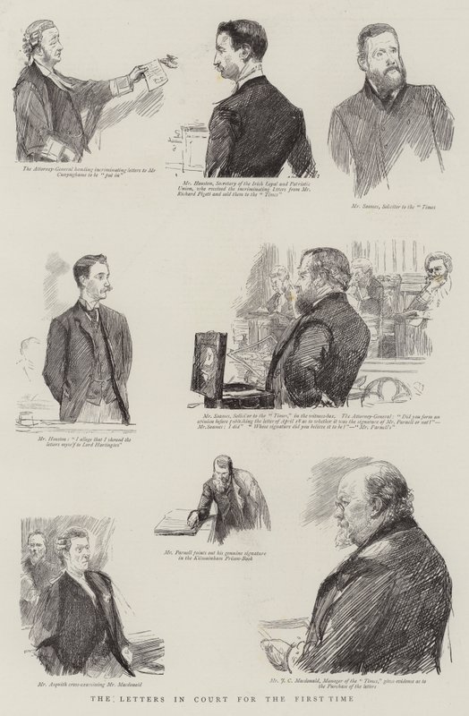 Die Briefe zum ersten Mal vor Gericht von Sydney Prior Hall