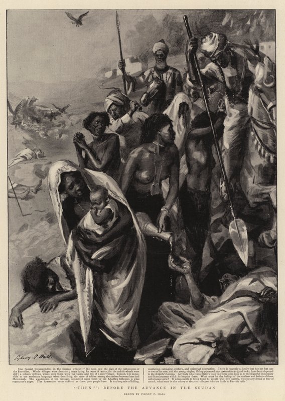 Dann!, vor dem Vormarsch im Sudan von Sydney Prior Hall