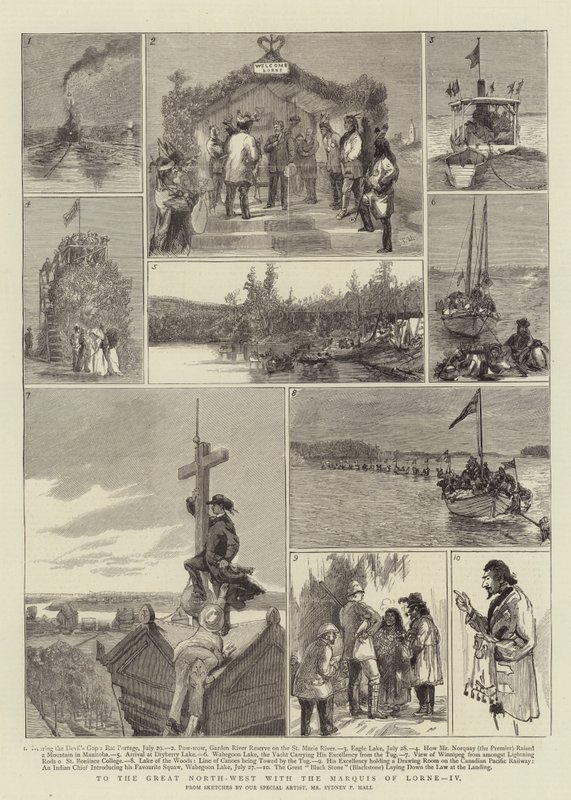 Zum Großen Nordwesten mit dem Marquis von Lorne, IV von Sydney Prior Hall