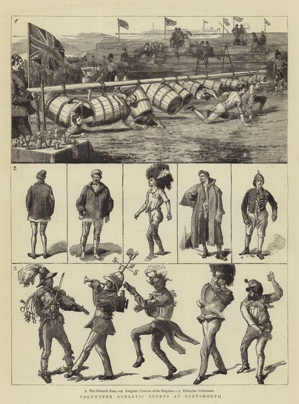 Freiwillige Athletikspiele in Portsmouth von Sydney Prior Hall