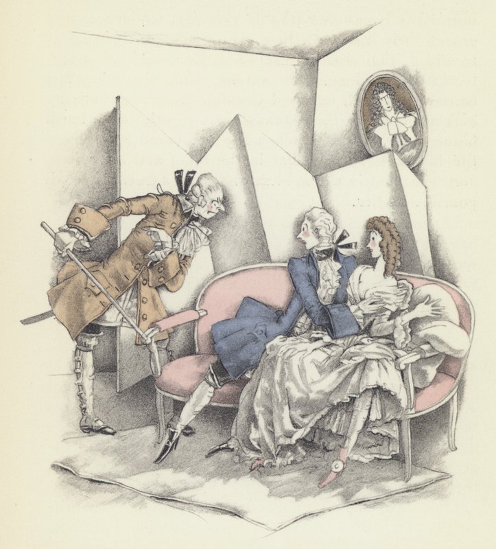 Illustration für Voltaires Candide von Sylvain Sauvage