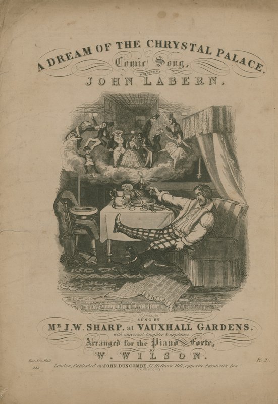 Ein Traum vom Kristallpalast, ein komisches Lied von John La Bern von T. Hampson Jones