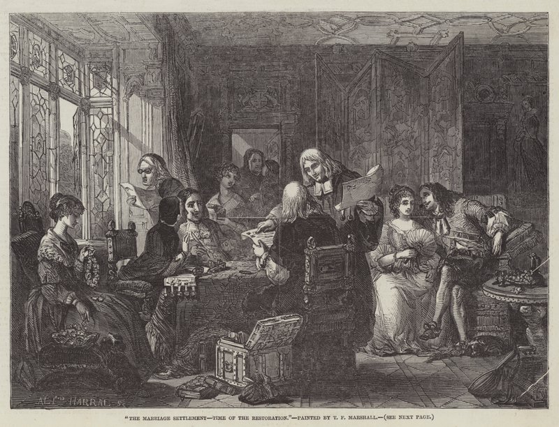 Die Ehevereinbarung, Zeit der Restauration von Thomas Falcon Marshall