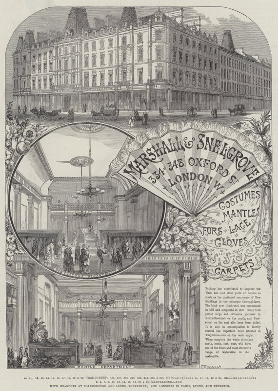 Werbung, Marshall und Snelgrove von Thomas Sulman
