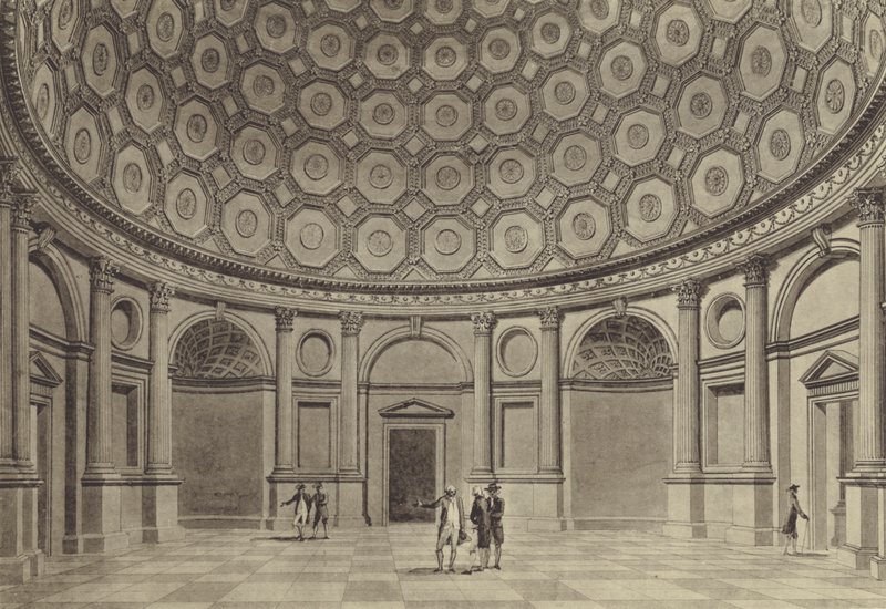 Brokers Exchange, Sir Robert Taylors Rotunde, Bank of England von Thomas (after) Malton