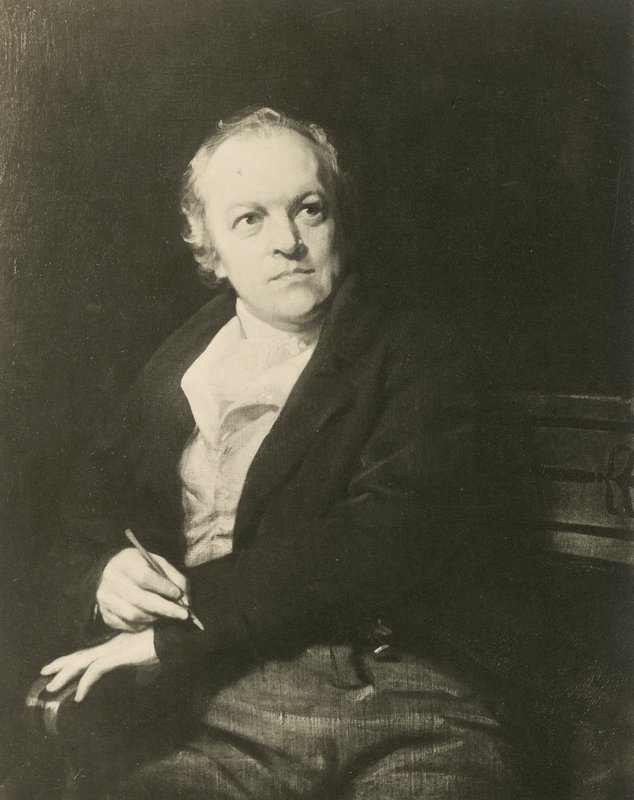 William Blake, englischer Dichter und Künstler von Thomas (after) Phillips