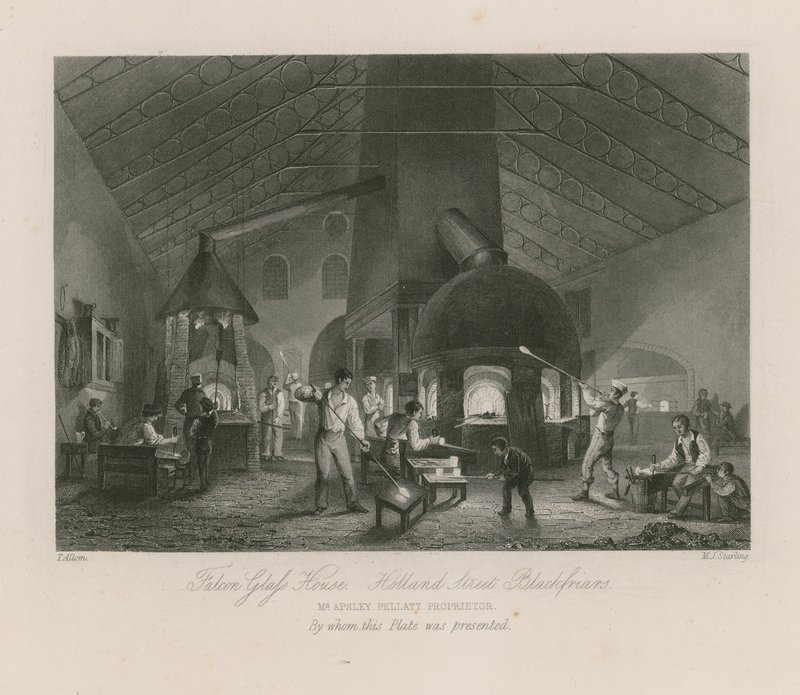 Falcon Glass House von Thomas Allom