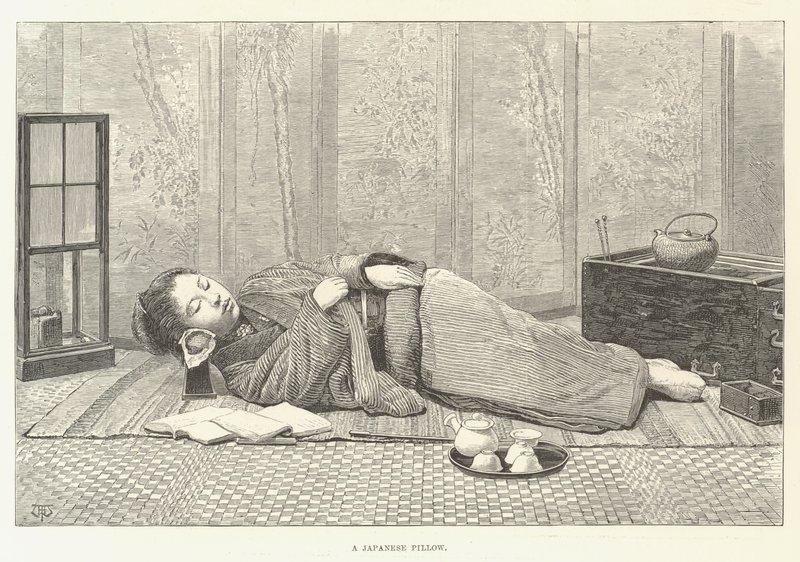 Ein japanisches Kissen von Thomas Harrington Wilson