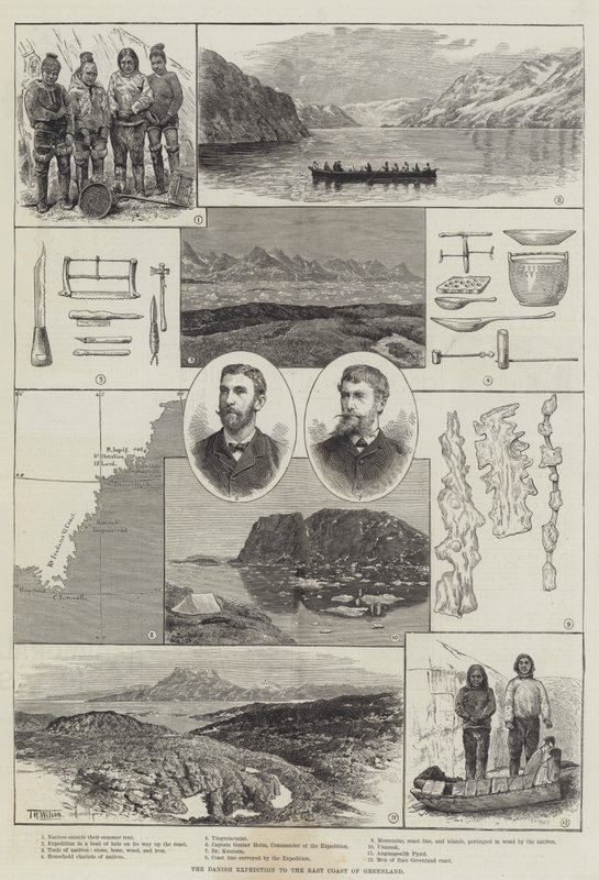 Die dänische Expedition zur Ostküste Grönlands von Thomas Harrington Wilson
