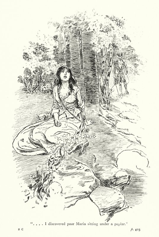 Illustration für Eine empfindsame Reise von Laurence Sterne von Thomas Heath Robinson
