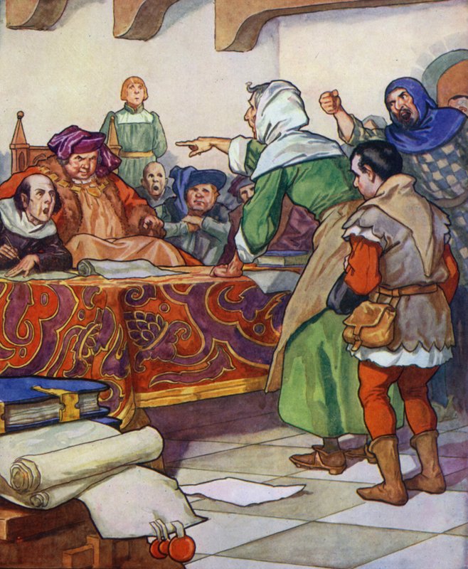 Illustration für Der Rattenfänger von Hameln von Thomas Heath Robinson