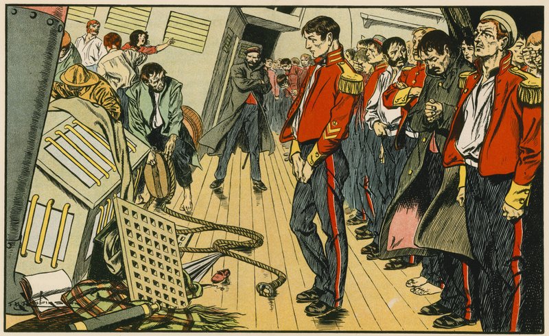 Die Helden der Birkenhead von Thomas Heath Robinson