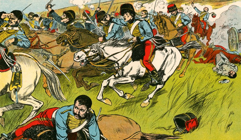 Der Angriff der Leichten Brigade von Thomas Heath Robinson