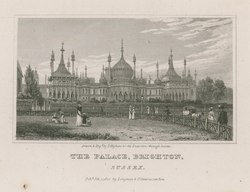 Gesamtansicht des Palastes von Thomas Higham