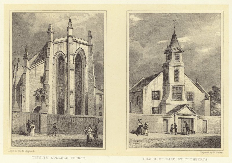Trinity College Kirche; Kapelle von St. Cuthberts von Thomas Hosmer (after) Shepherd