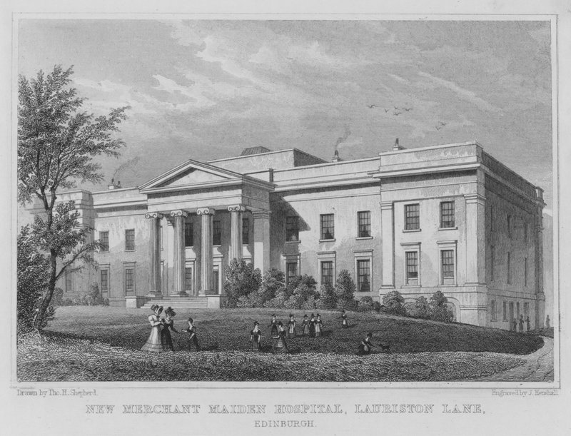 New Merchant Maiden Hospital, Lauriston Lane, Edinburgh von Thomas Hosmer Shepherd