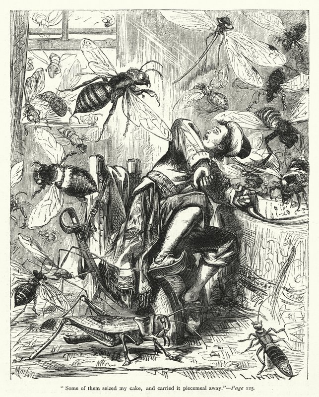 Illustration für Gullivers Reisen von Jonathan Swift von Thomas Morten