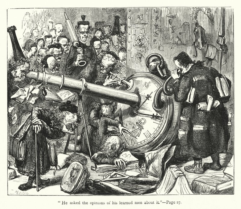 Illustration für Gullivers Reisen von Jonathan Swift von Thomas Morten