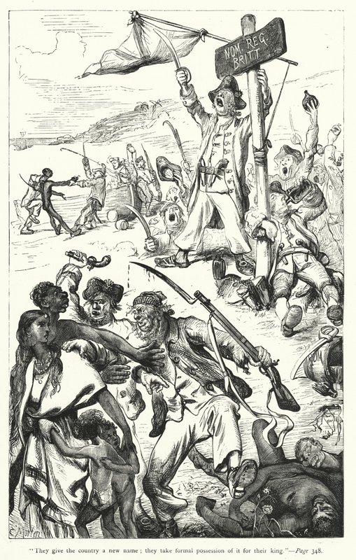 Illustration für Gullivers Reisen von Jonathan Swift von Thomas Morten