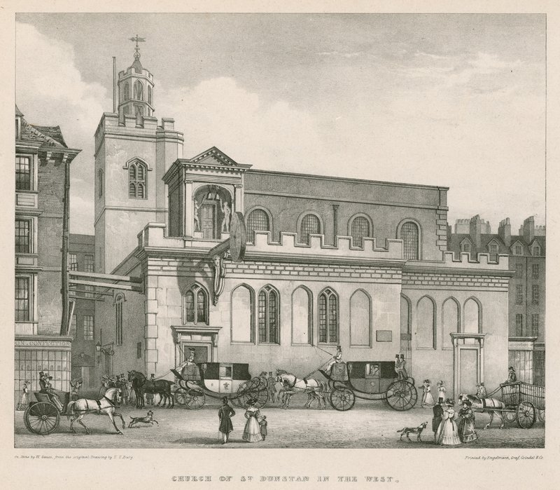 Kirche St. Dunstan im Westen von Thomas Talbot Bury