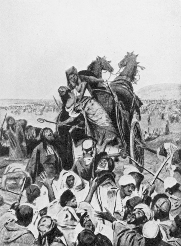 Die Schlacht von Ramoth-Gilead 853 v. Chr. von Vaclav (1851 1901) (after) Brozik