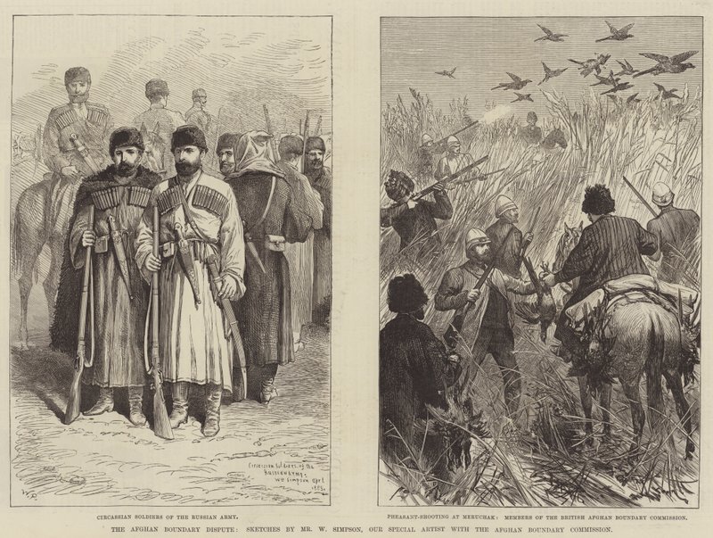 Der afghanische Grenzstreit von Walter Paget