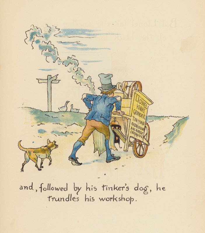 Illustration für Legends for Lionel von Walter Crane (Farblithografie) von Walter (after) Crane
