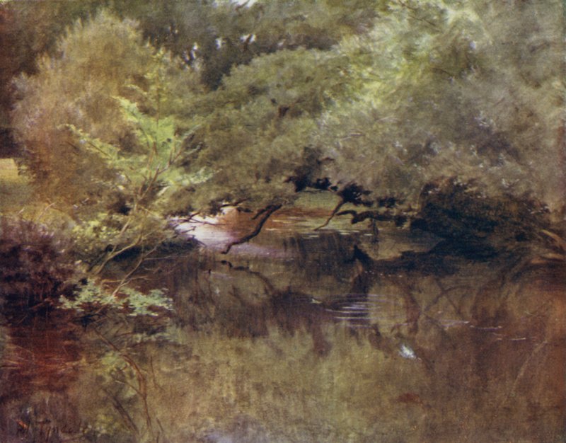 Der New Forest: Der Lymington River bei Royden, nahe Boldre von Walter Frederick Roofe Tyndale