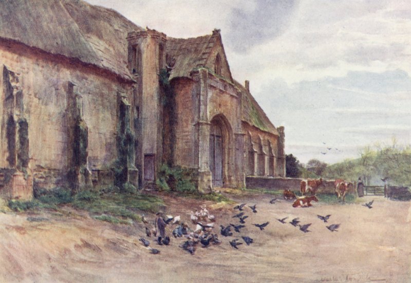 Wessex: Eine Zehntscheune, Abbotsbury, in der Nähe von Weymouth von Walter Frederick Roofe Tyndale