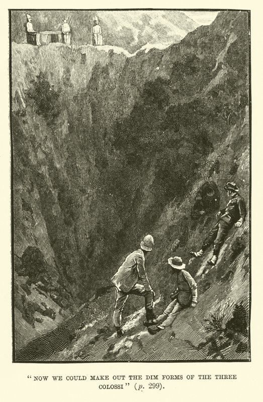 Illustration für König Salomons Schatzkammer von H. Rider Haggard von Walter Paget