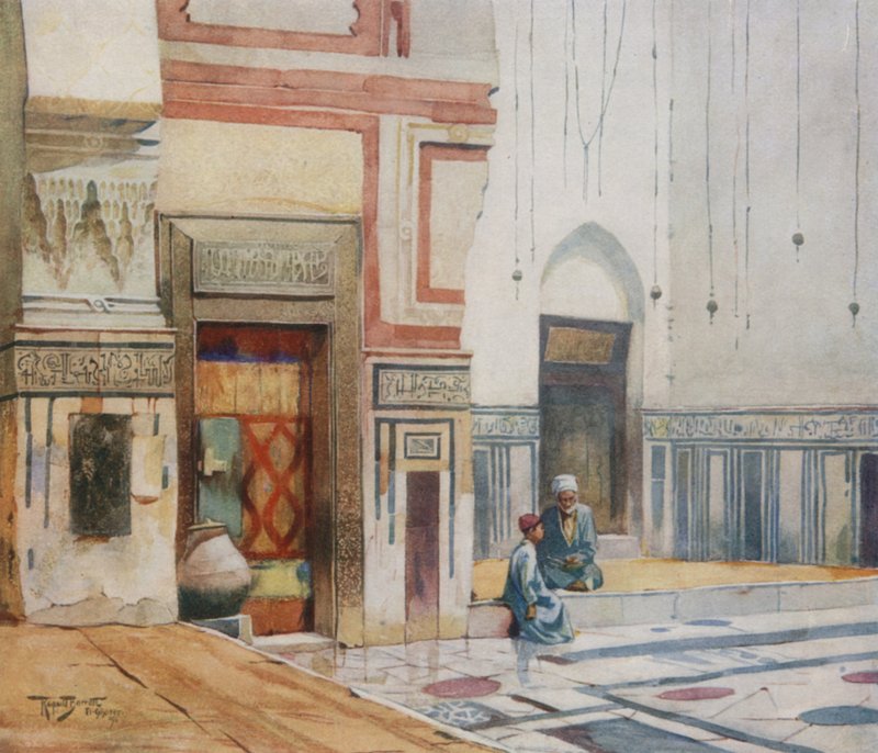 Die Moschee El Ghoree, Kairo von Walter Spencer Stanhope Tyrwhitt
