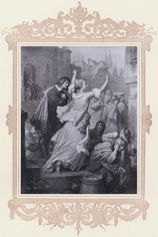 Clärchen, Egmont (Lithografie) von Wilhelm von (after) Kaulbach