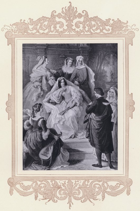 Leonore, Torquato Tasso von Wilhelm von (after) Kaulbach