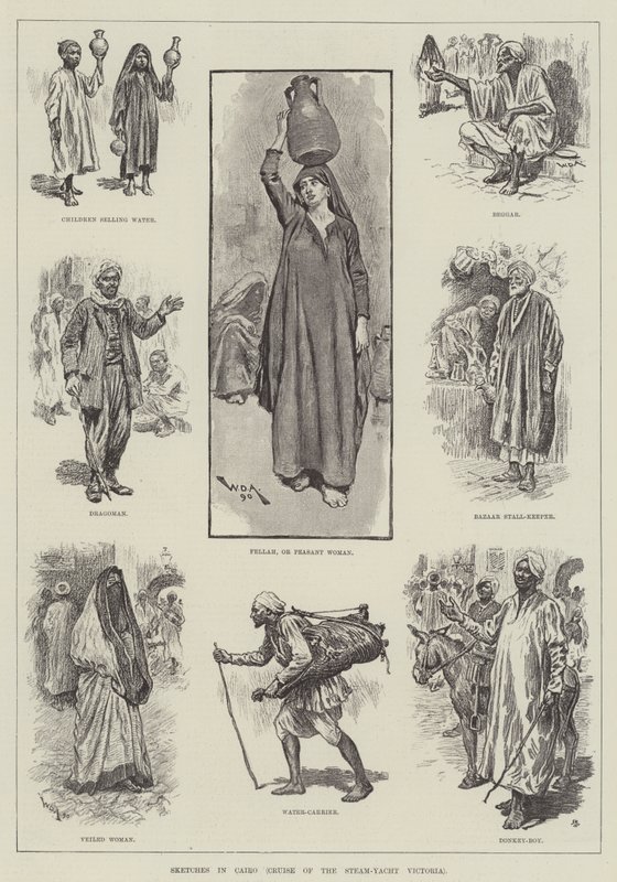 Skizzen in Kairo (Kreuzfahrt der Dampfyacht Victoria) von William Douglas Almond