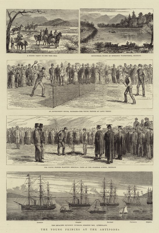 Die jungen Prinzen in den Antipoden von William Edward Atkins