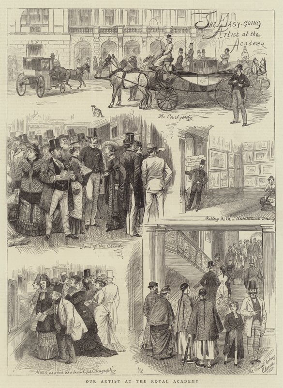 Unser Künstler an der Royal Academy von William Ralston