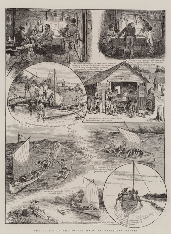 Die Kreuzfahrt der Dusky Maid in den Manitoban-Gewässern von William Ralston