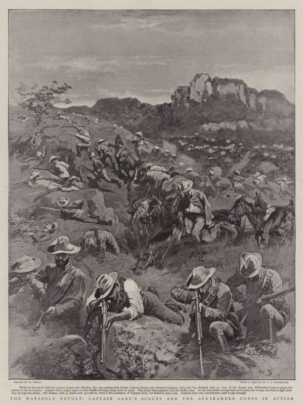 Der Matabele-Aufstand, Captain Greys Späher und das Afrikander-Korps im Einsatz von William Small