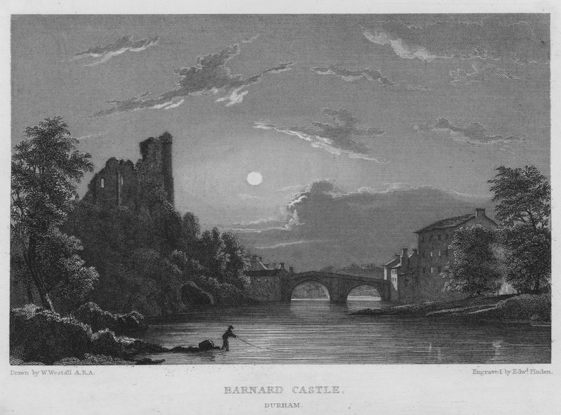 Barnard Castle, Durham von William (after) Westall