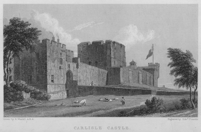 Carlisle Schloss (Stich) von William (after) Westall