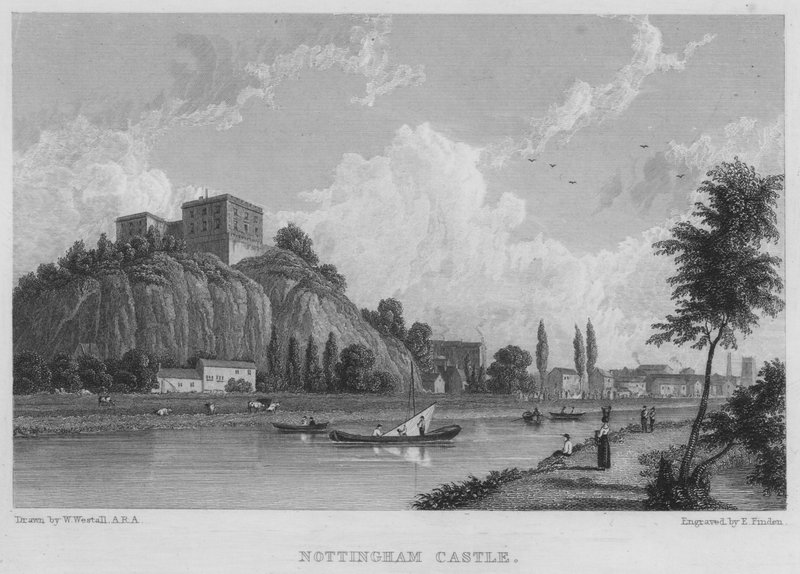 Nottingham Castle von William (after) Westall
